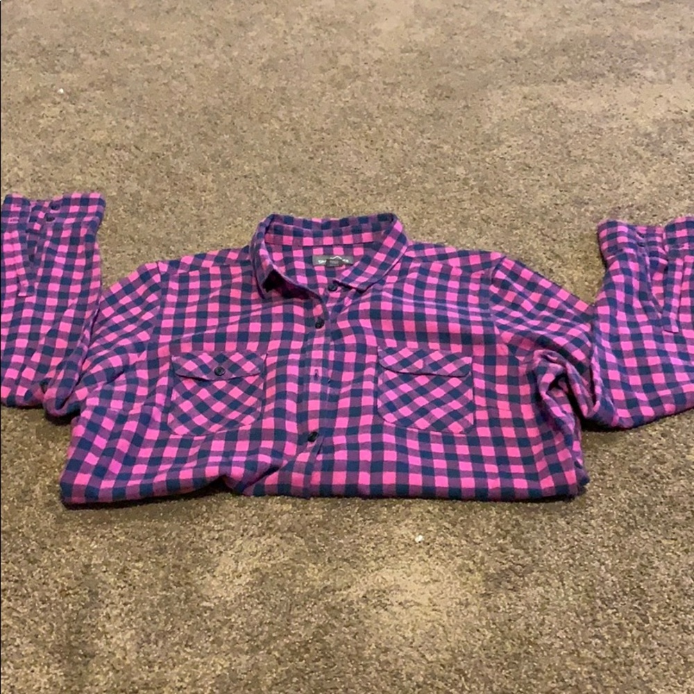 🔴 Plaid Eddie Bauer XL button up plaid 5 for $25